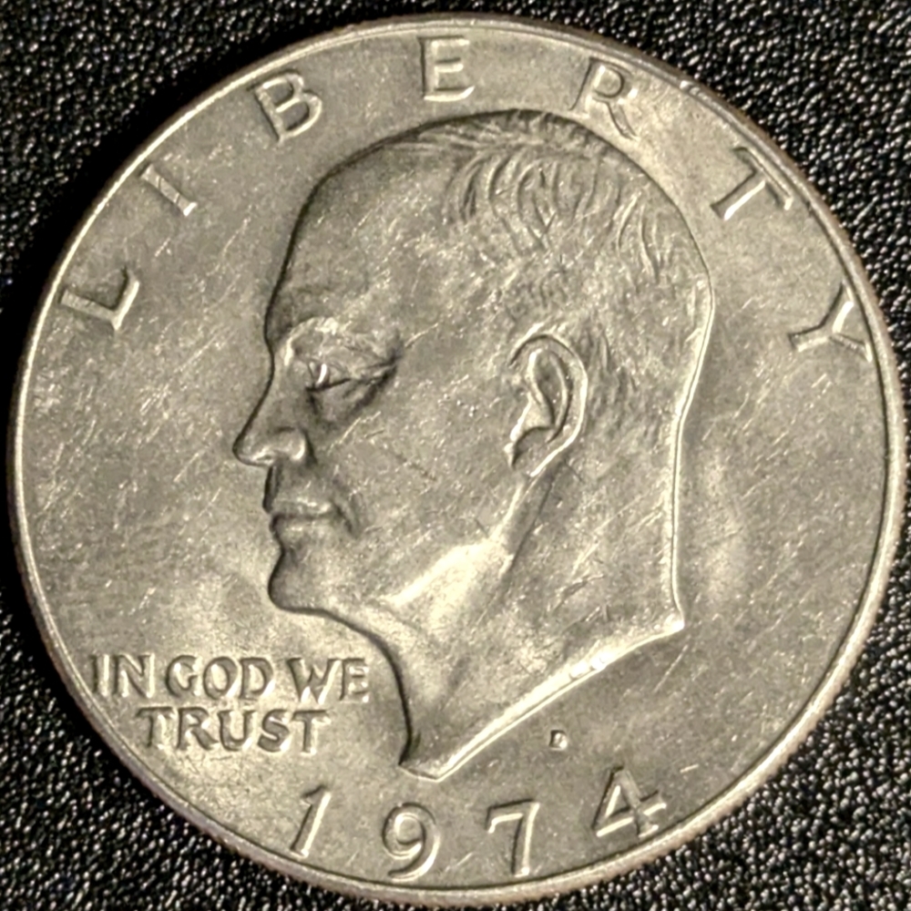 1974 Eisenhower Dollar Coin
